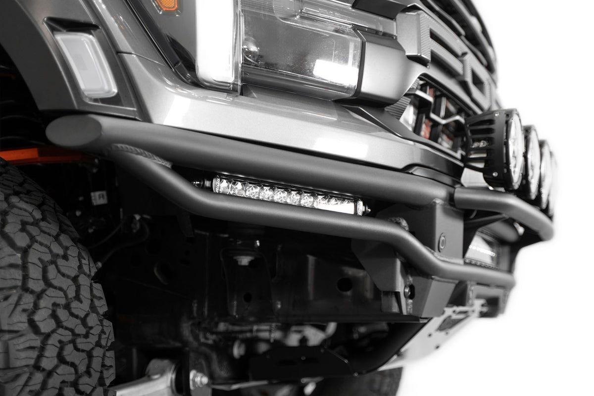 2021+ Ford F-150 Raptor Race Series Front Bumper Light Hoop - Addictive Desert Designs AC2107001NA - view 4