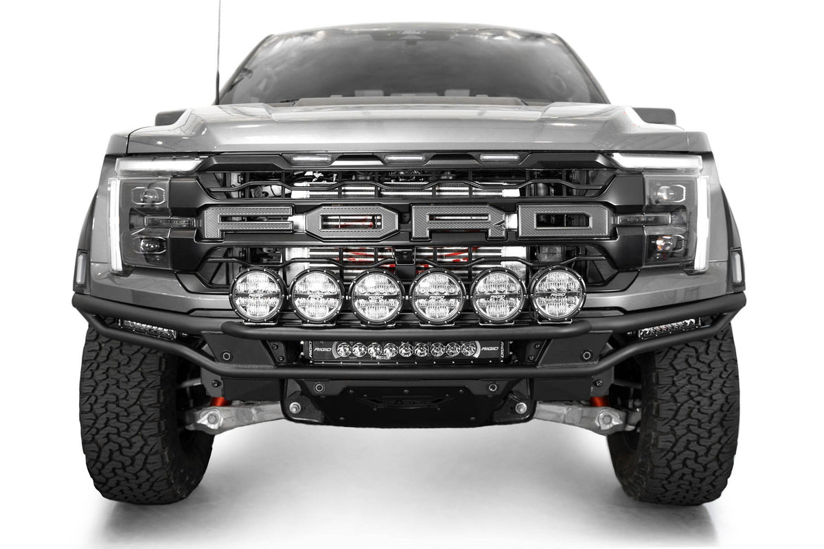 2021+ Ford F-150 Raptor Race Series Front Bumper Light Hoop - Addictive Desert Designs AC2107001NA - view 7