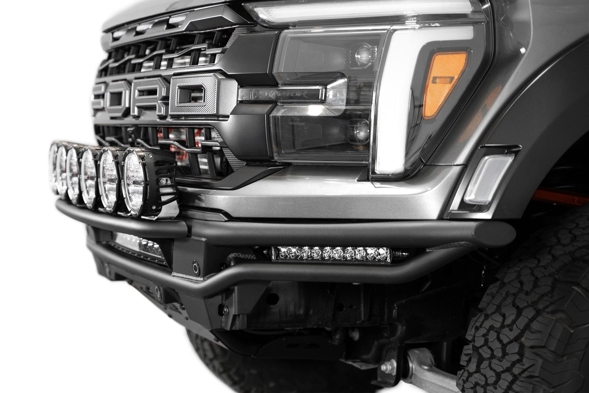 2021+ Ford F-150 Raptor Race Series Front Bumper Light Hoop - Addictive Desert Designs AC2107001NA - view 9