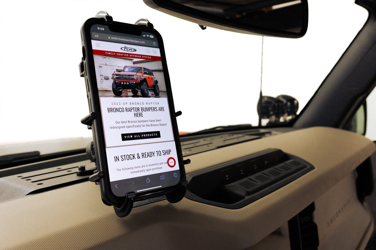 2021+ Ford Bronco Digital Device Dash Mount - Addictive Desert Designs AC2302601NA - view 5