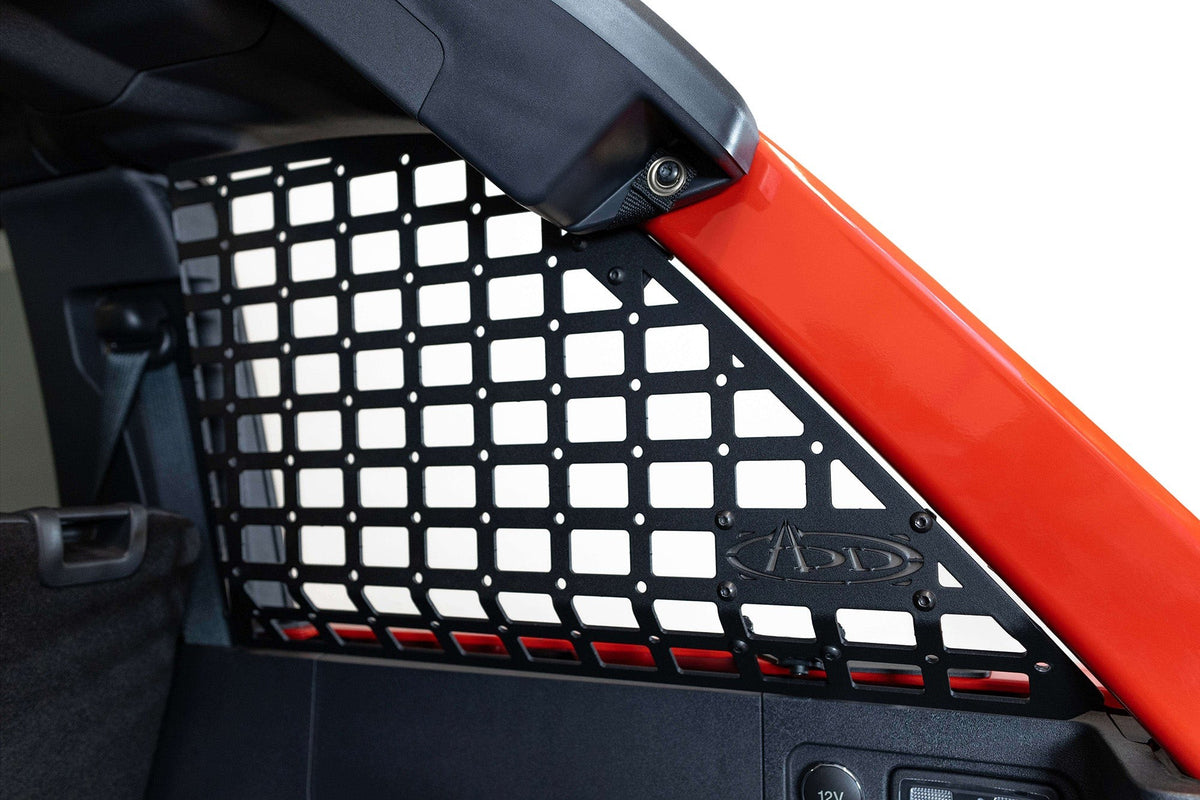 2021+ Ford Bronco, Bronco Raptor Rear Window Molle Storage Panels - Addictive Desert Designs AC2302801NA