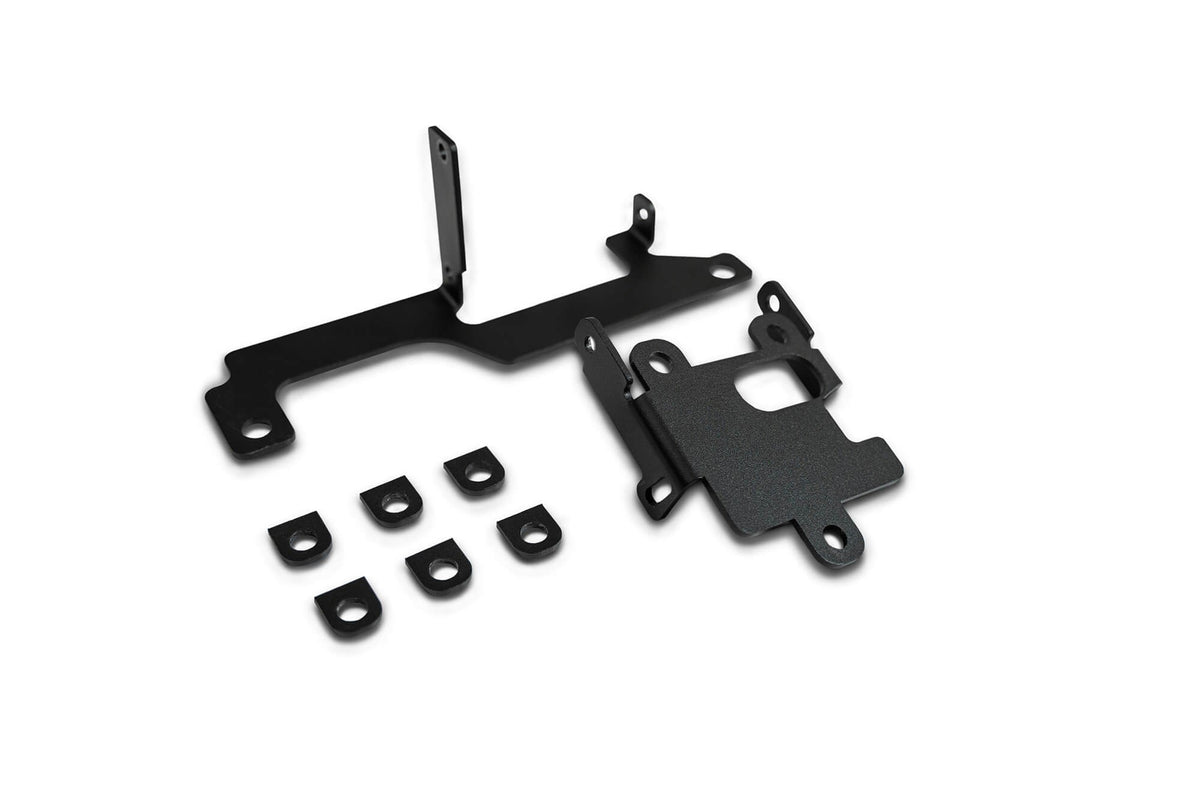 2021+ Ford Bronco Adaptive Speed Control Relocation Bracket in Hammer Black - Addictive Desert Designs AC23152501NA - view 4
