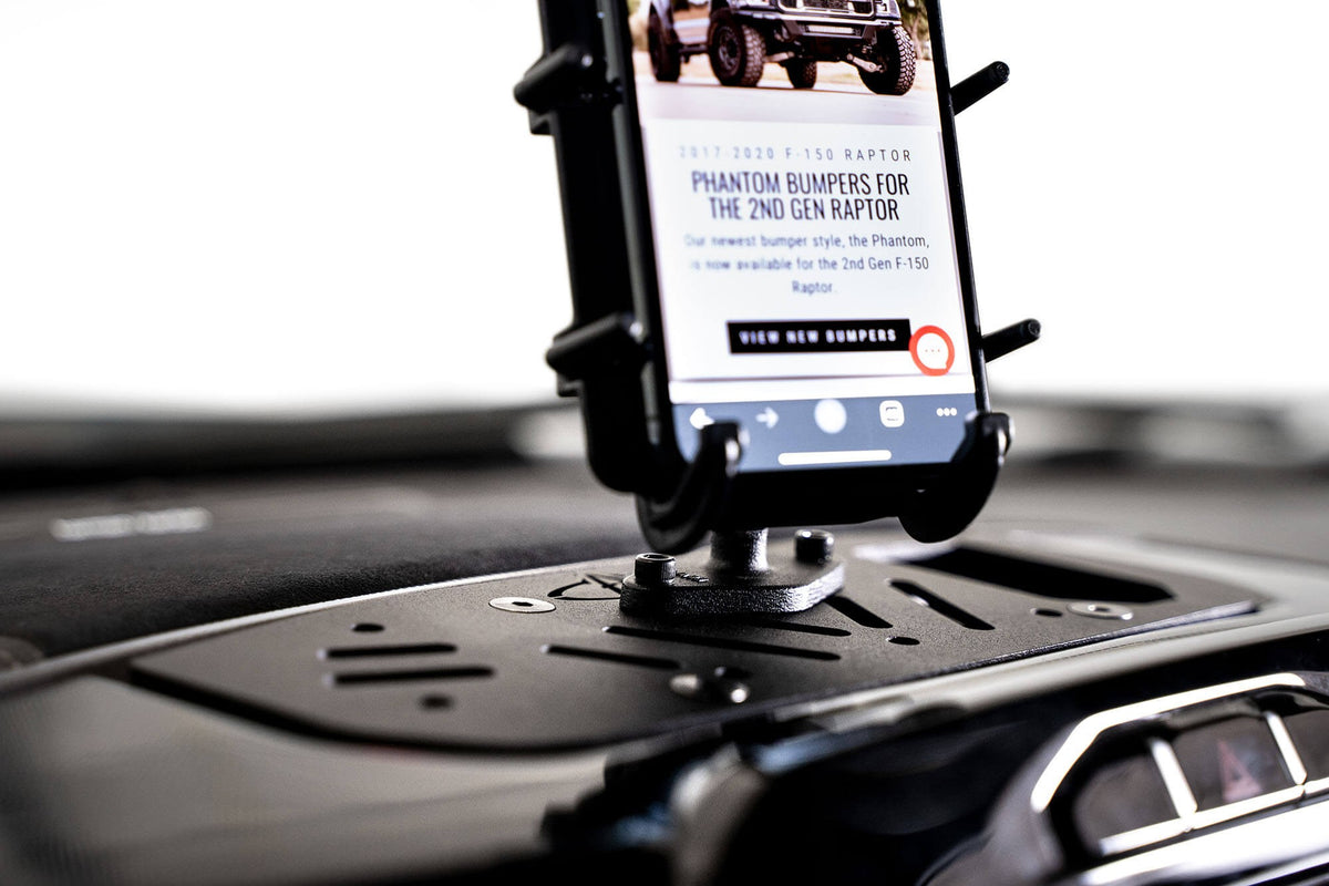 2019-2025 RAM 1500, TRX, RHO Digital Device Dash Mount - Addictive Desert Designs AC6201701NA - view 7