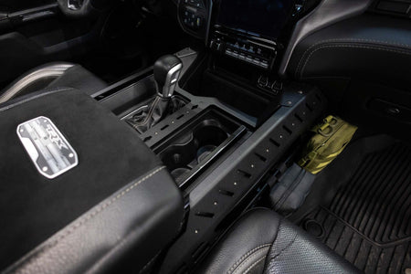 2021-2025 RAM 1500 TRX & RHO Center Console Molle Panels, Digital Device Bridge - Addictive Desert Designs AC6202201NA - view 2