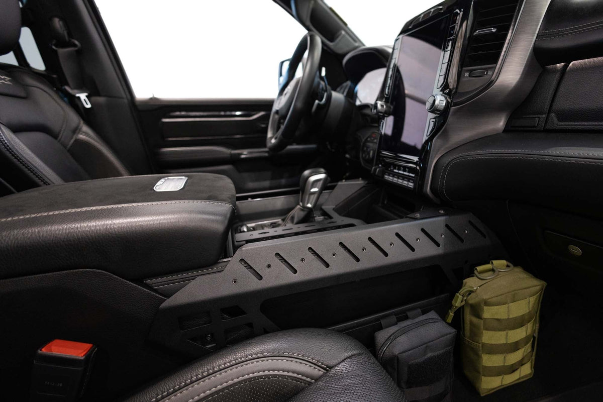 2021-2025 RAM 1500 TRX & RHO Center Console Molle Panels, Digital Device Bridge - Addictive Desert Designs AC6202201NA - view 8