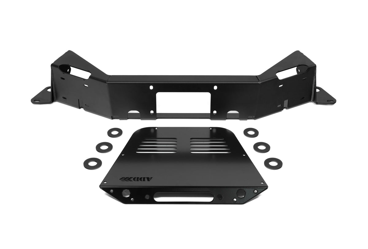 2025 Ram RHO Stealth Fighter Front Bumper Winch Kit - Addictive Desert Designs AC630810103