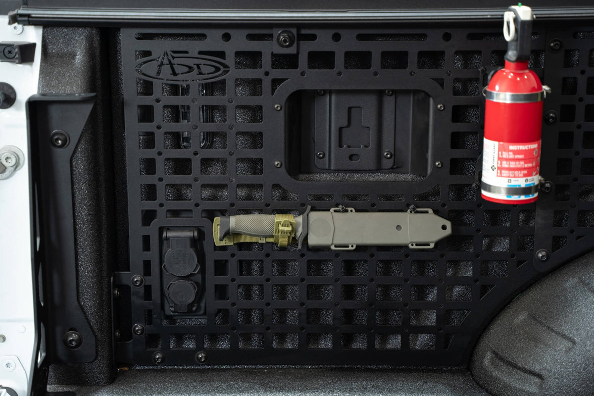2023+ Ford Super Duty F-250 F-350 81.6 Inch Bed Side Molle Panels - Addictive Desert Designs AC8103201NA - view 2
