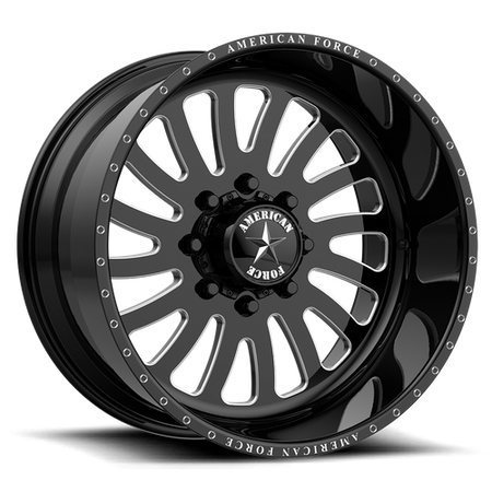 American Force Octane 22x12 Black wheel