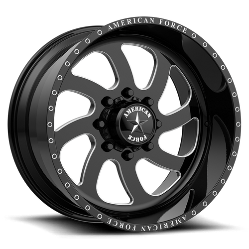 American Force Blade 24x12 Black wheel