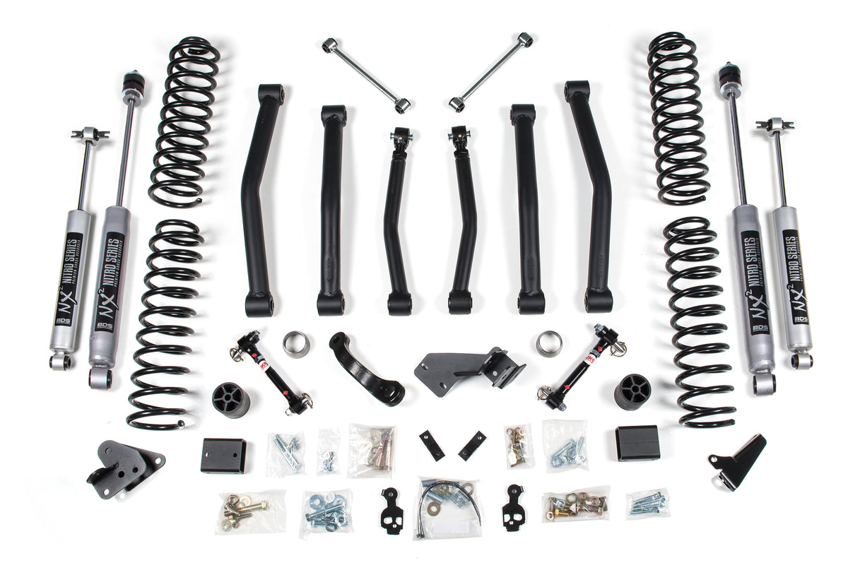 4.5 Inch Lift Kit | Jeep Wrangler JK (12-18) 4-Door - BDS Suspension BDS1406FS