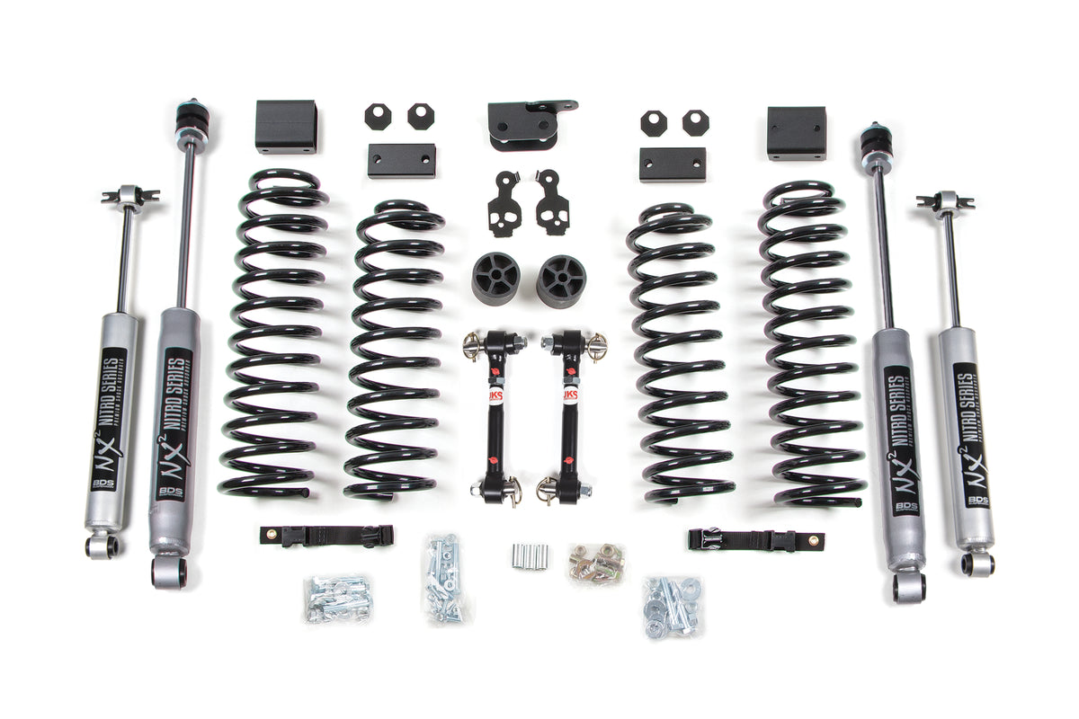 3 Inch Lift Kit | Jeep Wrangler JK (07-11) 4-Door - BDS Suspension BDS1412H