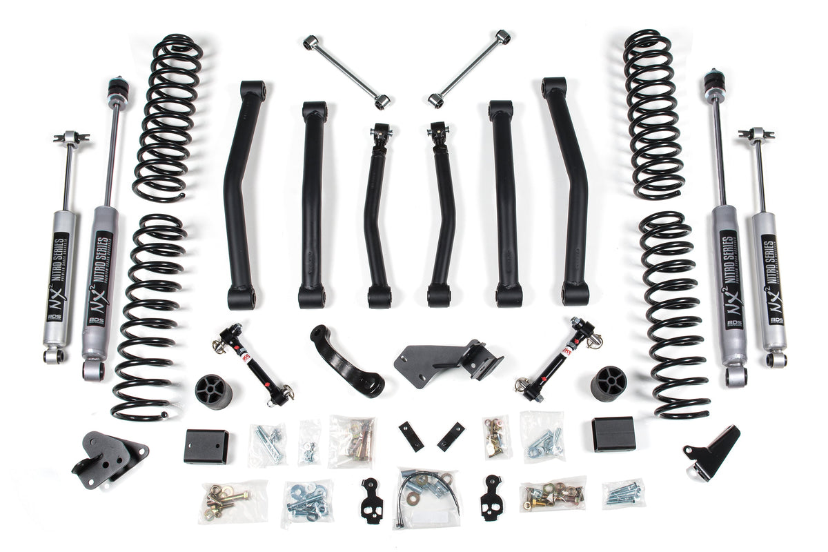 4.5 Inch Lift Kit | Jeep Wrangler JK (07-11) 4-Door - BDS Suspension BDS1414H