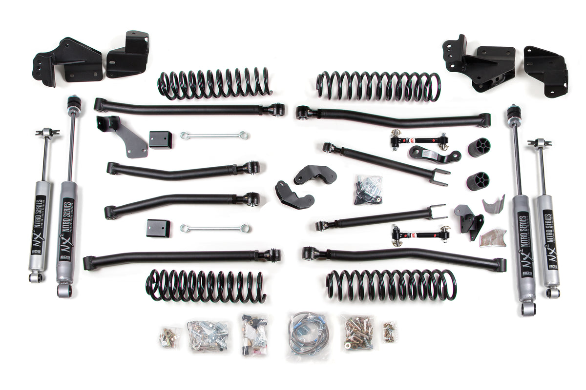 5.5 Inch Lift Kit | Long Arm | Jeep Wrangler JK (07-18) 2-Door - BDS Suspension BDS1422FS