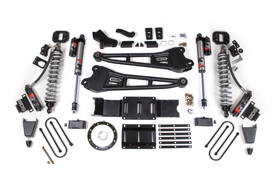 6 Inch Lift Kit w/ Radius Arm | FOX 2.5 Coil-Over Conversion - Performance Elite | Ram 3500 (19-24) 4WD | Diesel - BDS...