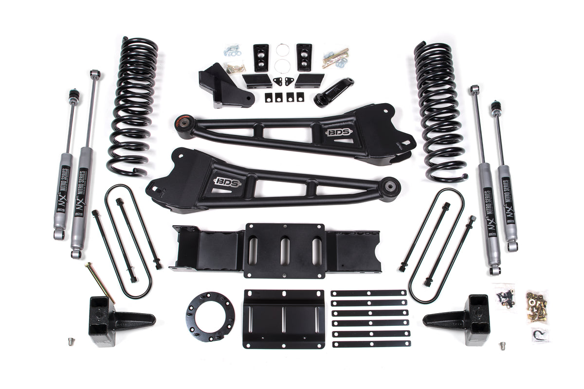 6 Inch Lift Kit w/ Radius Arm | Ram 3500 (19-24) 4WD | Diesel - BDS Suspension BDS1685H