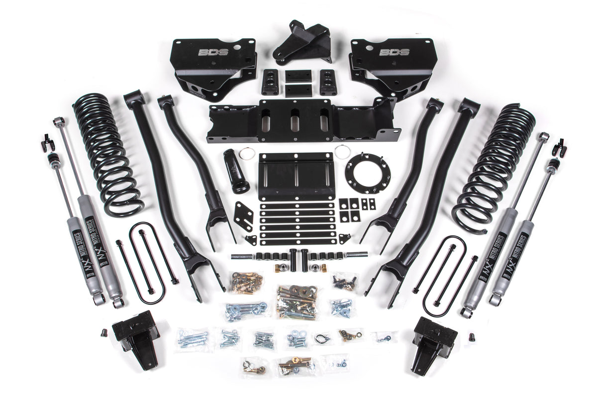 6 Inch Lift Kit w/ 4-Link | Ram 3500 (19-24) 4WD | Diesel - BDS Suspension BDS1693H