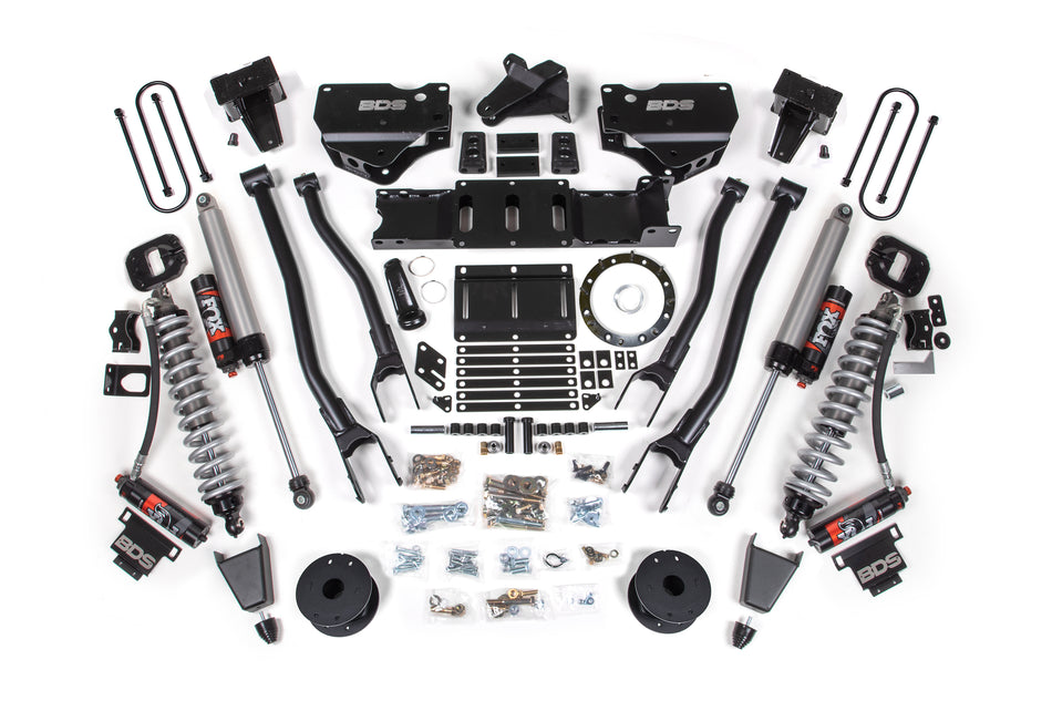 6 Inch Lift Kit w/ 4-Link | FOX 2.5 Coil-Over Conversion - Performance Elite | Ram 3500 (19-24) 4WD | Diesel - BDS...