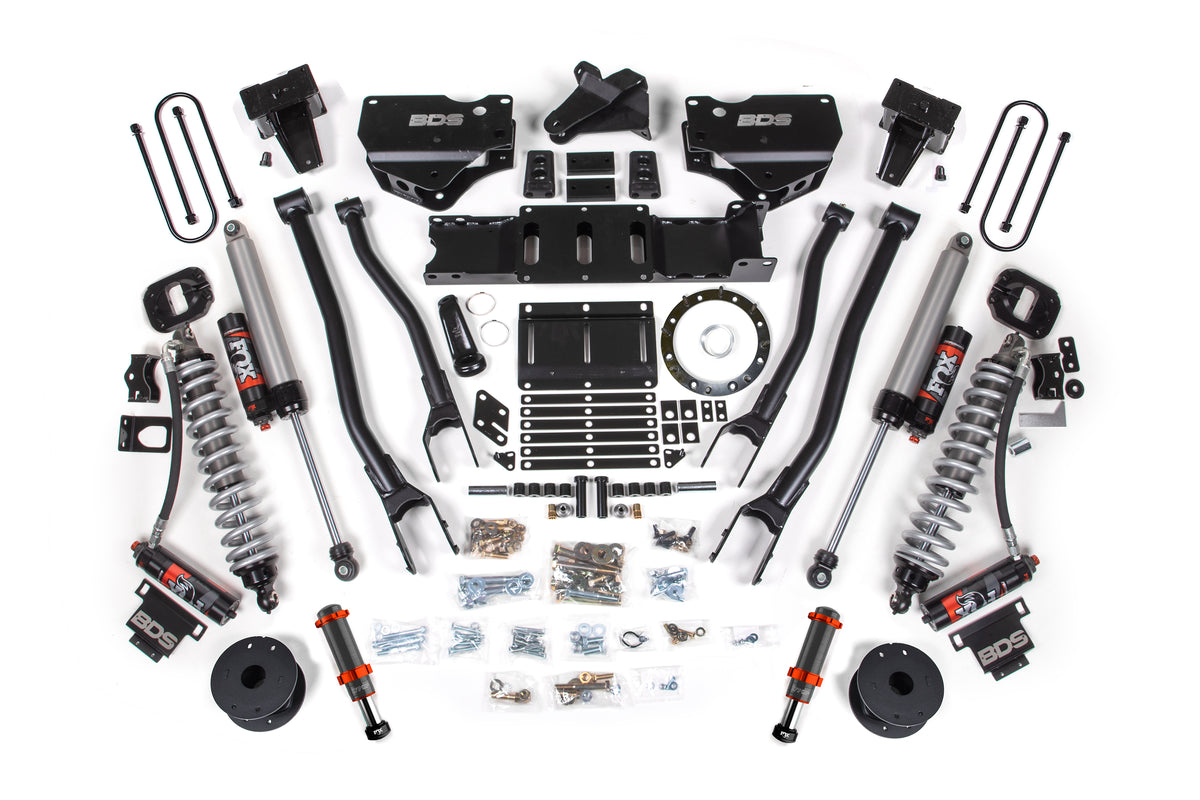 6 Inch Lift Kit w/ 4-Link | FOX 2.5 Coil-Over Conversion - Performance Elite | Ram 3500 (19-24) 4WD | Diesel - BDS...