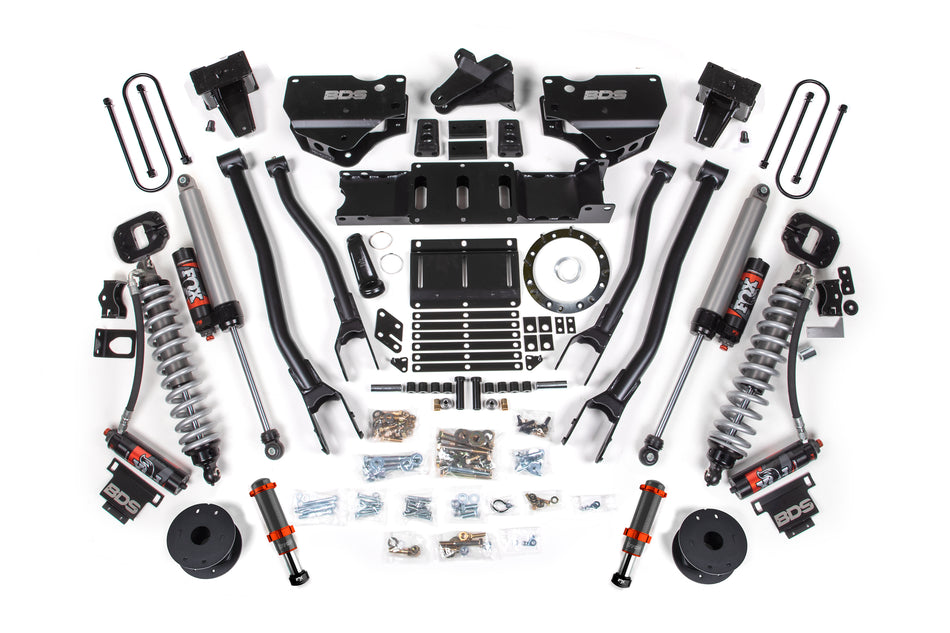 6 Inch Lift Kit w/ 4-Link | FOX 2.5 Coil-Over Conversion - Performance Elite | Ram 3500 (19-24) 4WD | Diesel - BDS...