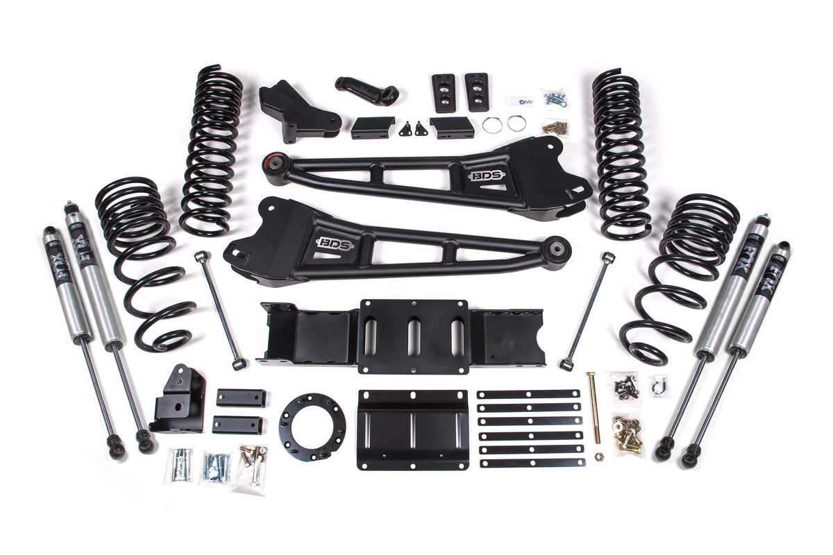 4 Inch Lift Kit w/ Radius Arm | Ram 3500 (19-23) 4WD | Gas - BDS Suspension BDS1703FS