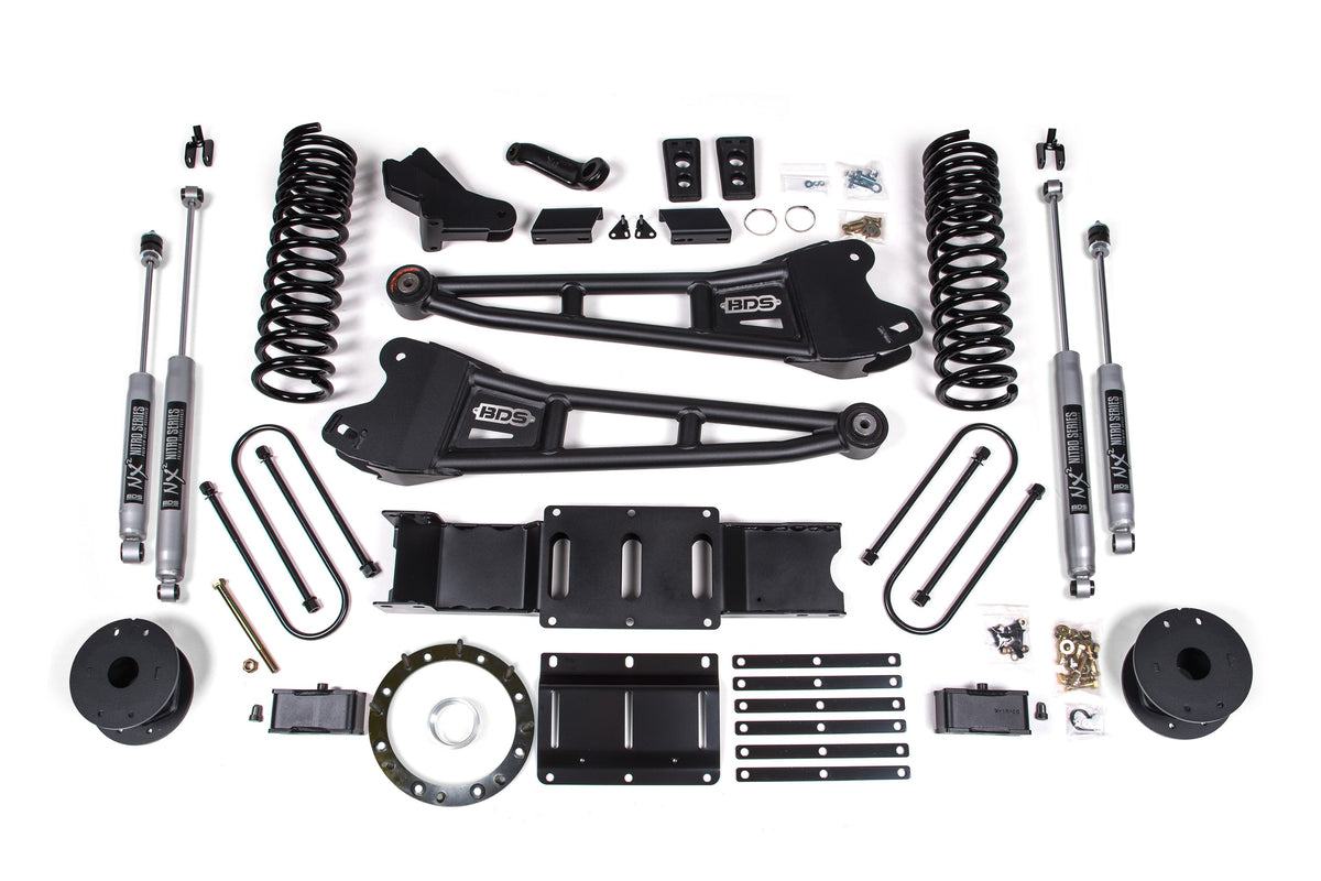 4 Inch Lift Kit w/ Radius Arm | Ram 3500 (19-23) 4WD | Gas - BDS Suspension BDS1703H