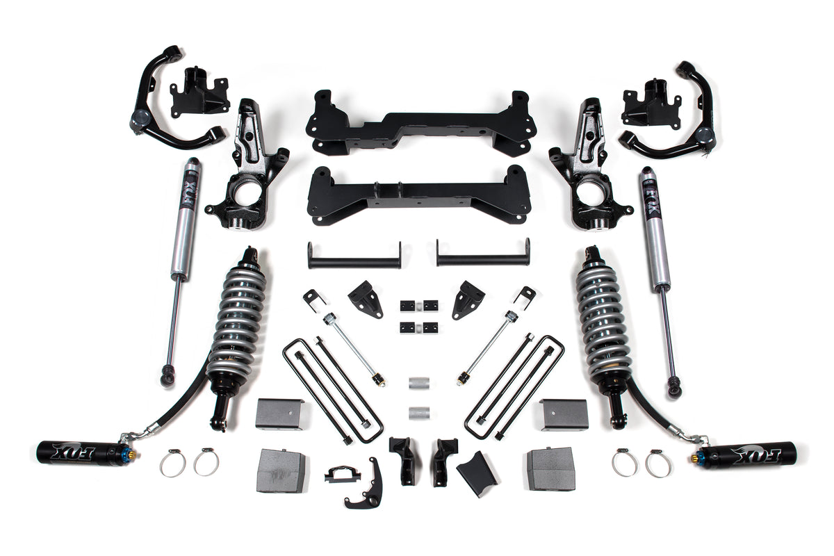 7 Inch Lift Kit | FOX 2.5 Coilover Conversion | Chevy Silverado or GMC Sierra 2500HD (01-10) 2WD - BDS Suspension BDS1818FDSC