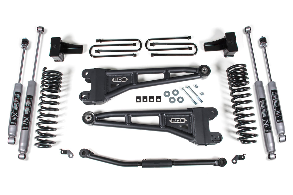 2.5 Inch Lift Kit w/ Radius Arm | Ford F250/F350 Super Duty (11-16) 4WD | Diesel - BDS Suspension BDS1928FS