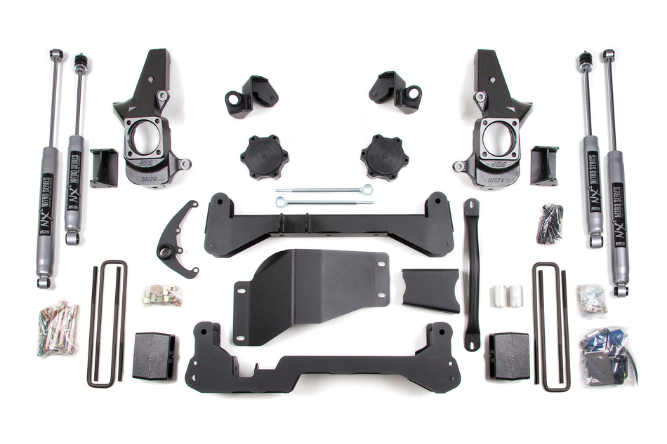 4.5 Inch Lift Kit | Chevy Silverado or GMC Sierra 2500HD/3500 (01-10) SRW 4WD - BDS Suspension BDS192FS