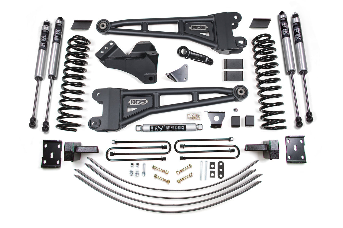 6 Inch Lift Kit w/ Radius Arm | Ford F250/F350 Super Duty (05-07) 4WD | Diesel - BDS Suspension BDS1946FS