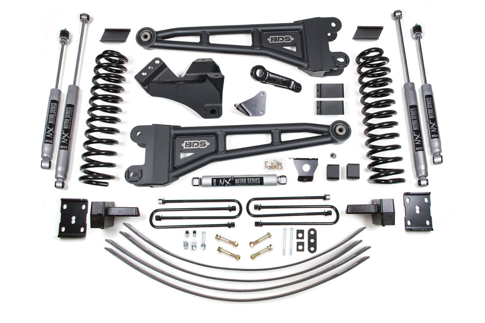 6 Inch Lift Kit w/ Radius Arm | Ford F250/F350 Super Duty (05-07) 4WD | Gas - BDS Suspension BDS1951H