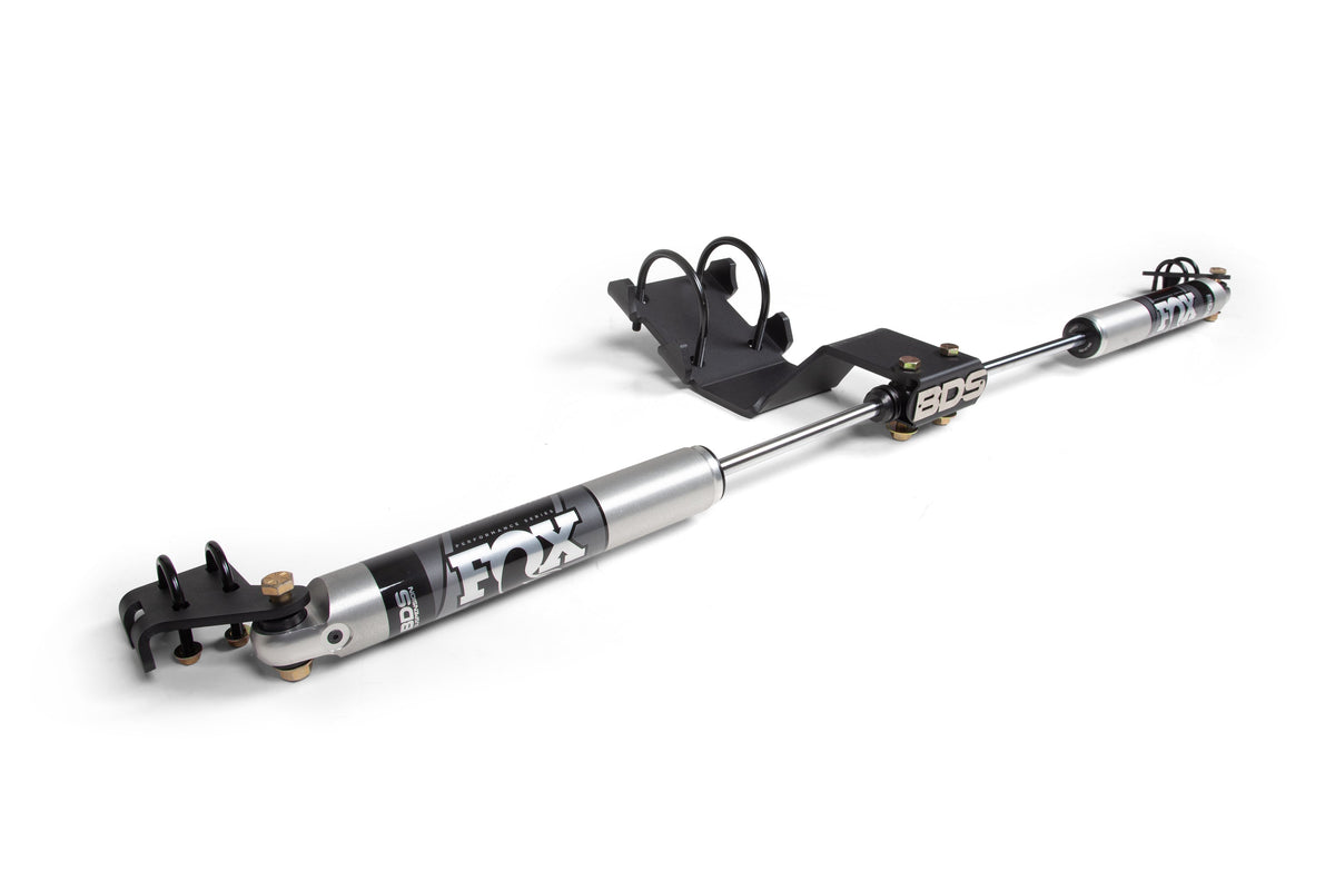 Dual Steering Stabilizer Kit w/ FOX 2.0 Performance Shocks | Fits 0-2 Inch Lift | Ford F250/F350 Super Duty (05-26) 4WD -...