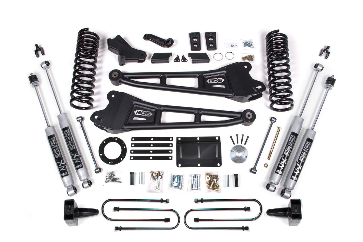 5.5 Inch Lift Kit w/ Radius Arm | Ram 3500 (13-18) 4WD | Gas - BDS Suspension BDS2105H