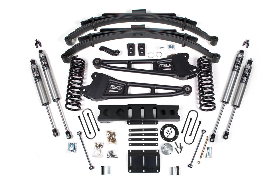 6 Inch Lift Kit w/ Radius Arm | Ram 3500 (13-18) 4WD | Diesel - BDS Suspension BDS2141PS