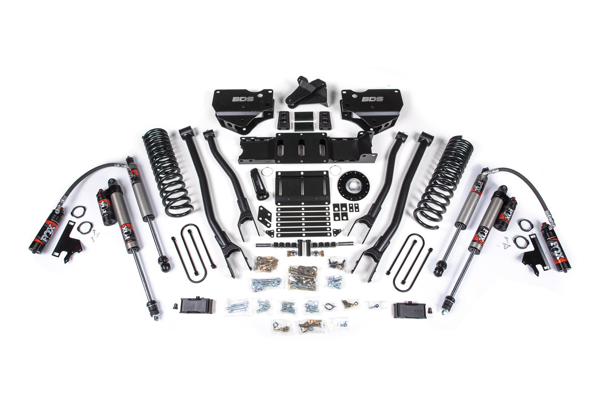 25-26 Ram 3500 (Diesel) 4 Inch 4-Link Suspension Lift Kit W/ Indexing Ring, 3 Inch Rear Lift, Block W/ OE Air Assist -...