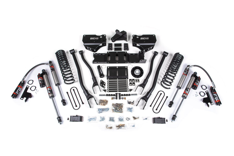 25-26 Ram 3500 (Diesel) 4 Inch 4-Link Suspension Lift Kit W/ Indexing Ring, 3 Inch Rear Lift, Block W/ OE Air Assist -...