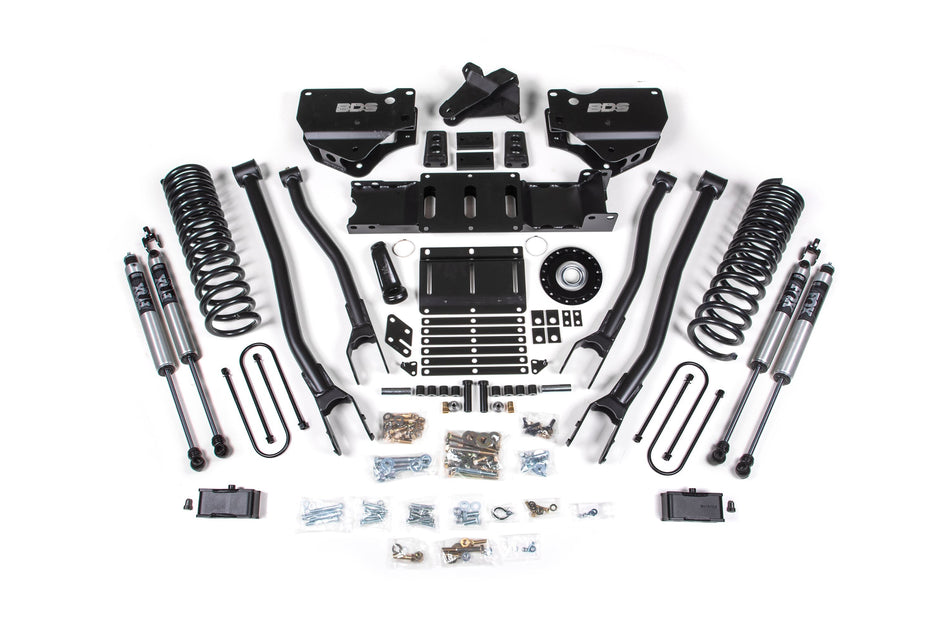 25-26 Ram 3500 (Diesel) 4 Inch 4-Link Suspension Lift Kit W/ Indexing Ring, 3 Inch Rear Lift, Block W/ OE Air Assist -...
