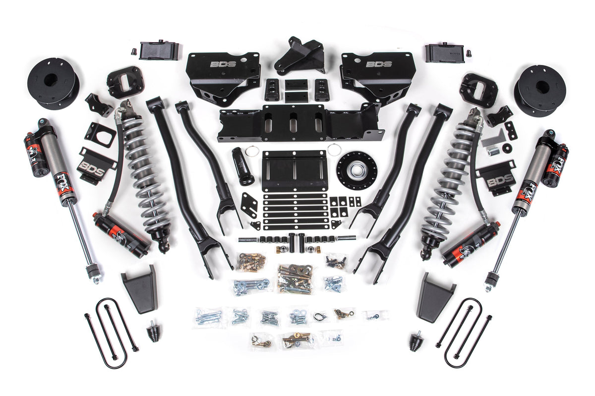 25-26 Ram 3500 (Diesel) 4 Inch 4-Link Suspension Lift Kit W/ Indexing Ring, 3 Inch Rear Lift, Block W/ OE Air Assist -...