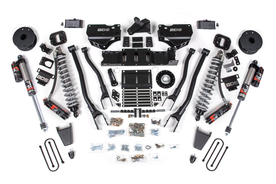 25-26 Ram 3500 (Diesel) 4 Inch 4-Link Suspension Lift Kit W/ Indexing Ring, 3 Inch Rear Lift, Block W/ OE Air Assist -...