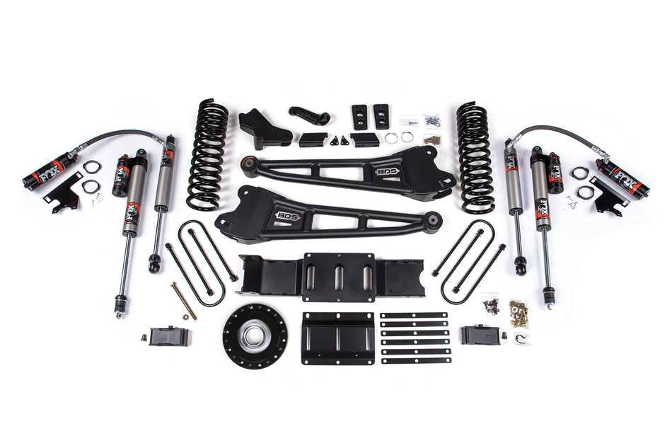 25-26 Ram 3500 (Diesel) 4 Inch Radius Arm Suspension Lift Kit W/ Indexing Ring, 3 Inch Rear Lift, Block W/ OE Air Assist...
