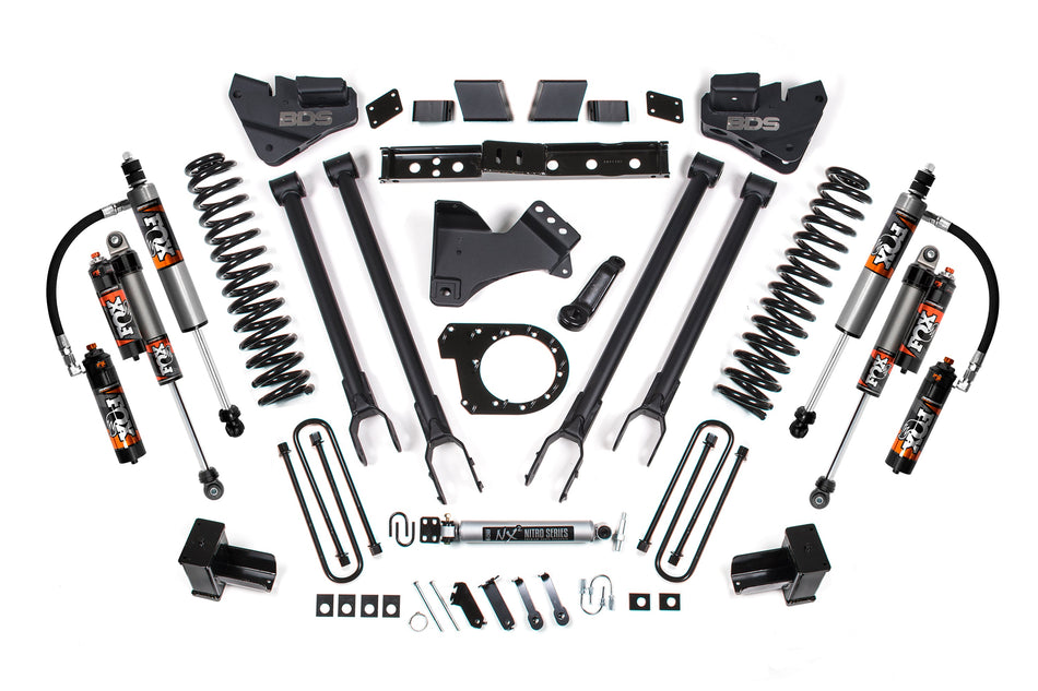 6 Inch Lift Kit | 4-Link Conversion | Ford F250/F350 Super Duty (17-19) 4WD | Diesel - BDS Suspension BDS2225FPE