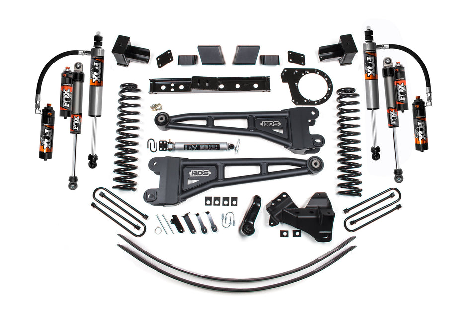 6 Inch Lift Kit w/ Radius Arm | Ford F250/F350 Super Duty (17-19) 4WD | Diesel - BDS Suspension BDS2241FPE