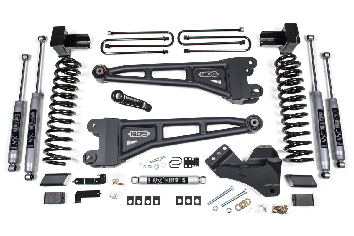 5 Inch Lift Kit w/ Radius Arm | Ford F250/F350 Super Duty (23-26) 4WD | Gas - BDS Suspension BDS2243H