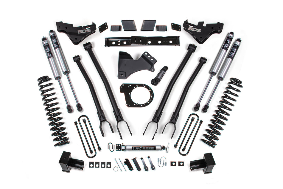 7 Inch Lift Kit w/ 4-Link | Ford F250/F350 Super Duty (23-26) 4WD | Diesel - BDS Suspension BDS2252FS