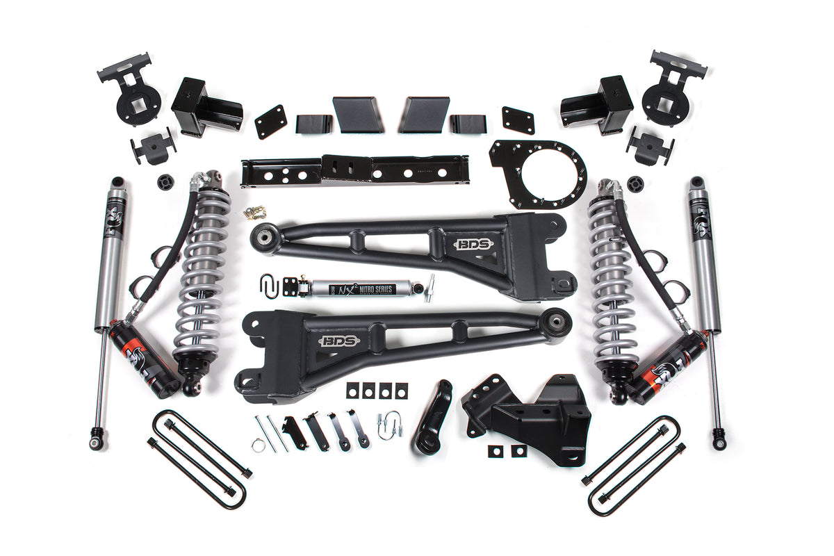 7 Inch Lift Kit w/ Radius Arm | FOX 2.5 Performance Elite | Ford F250/F350 Super Duty (23-26) | Diesel - BDS Suspension...