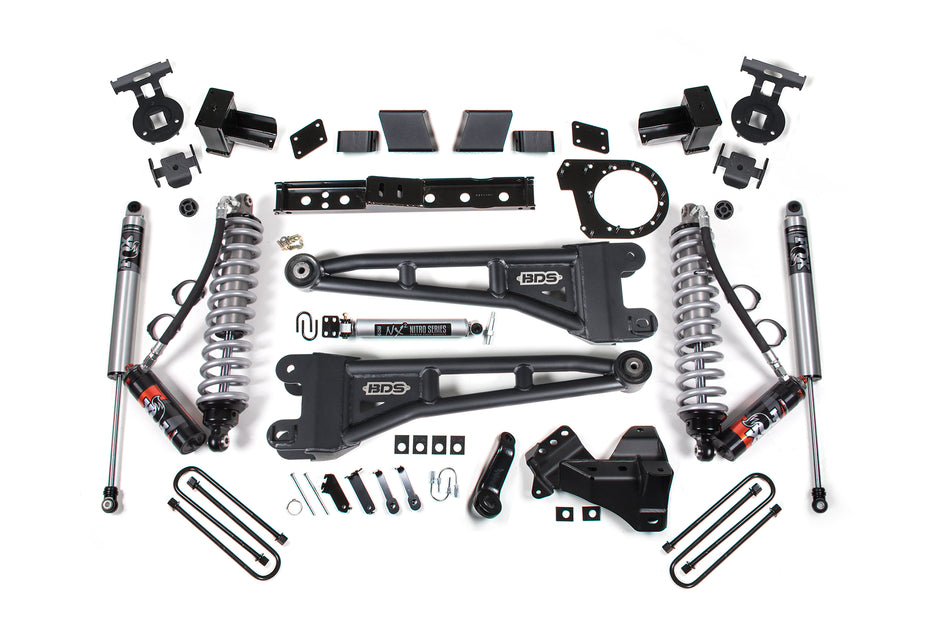 7 Inch Lift Kit w/ Radius Arm | FOX 2.5 Performance Elite | Ford F250/F350 Super Duty (23-26) | Diesel - BDS Suspension...
