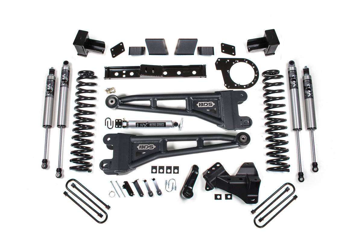 7 Inch Lift Kit w/ Radius Arm | Ford F250/F350 Super Duty (23-26) 4WD | Diesel - BDS Suspension BDS2258PS