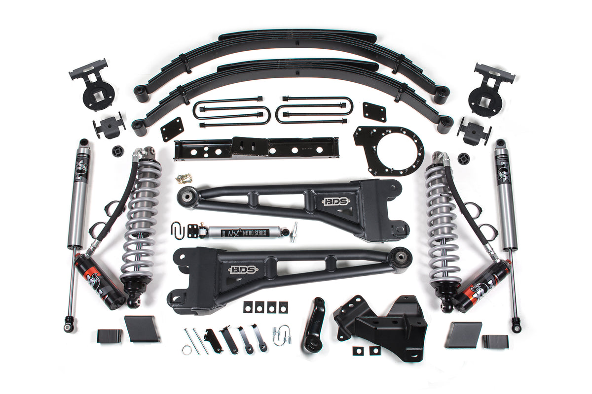 7 Inch Lift Kit w/ Radius Arm | FOX 2.5 Performance Elite | Ford F250/F350 Super Duty (23-26) | Diesel - BDS Suspension...
