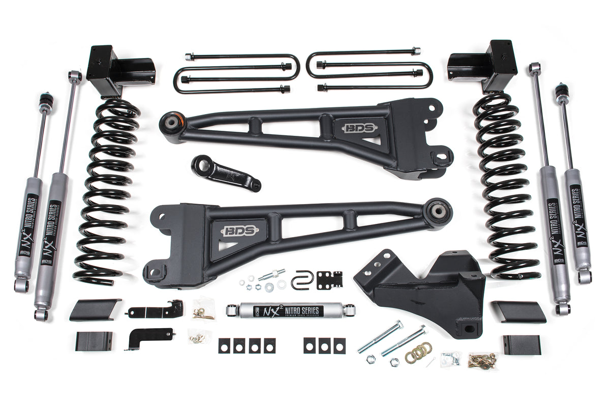 5 Inch Lift Kit w/ Radius Arm | Ford F350 Super Duty DRW (23-26) 4WD | Gas - BDS Suspension BDS2262H