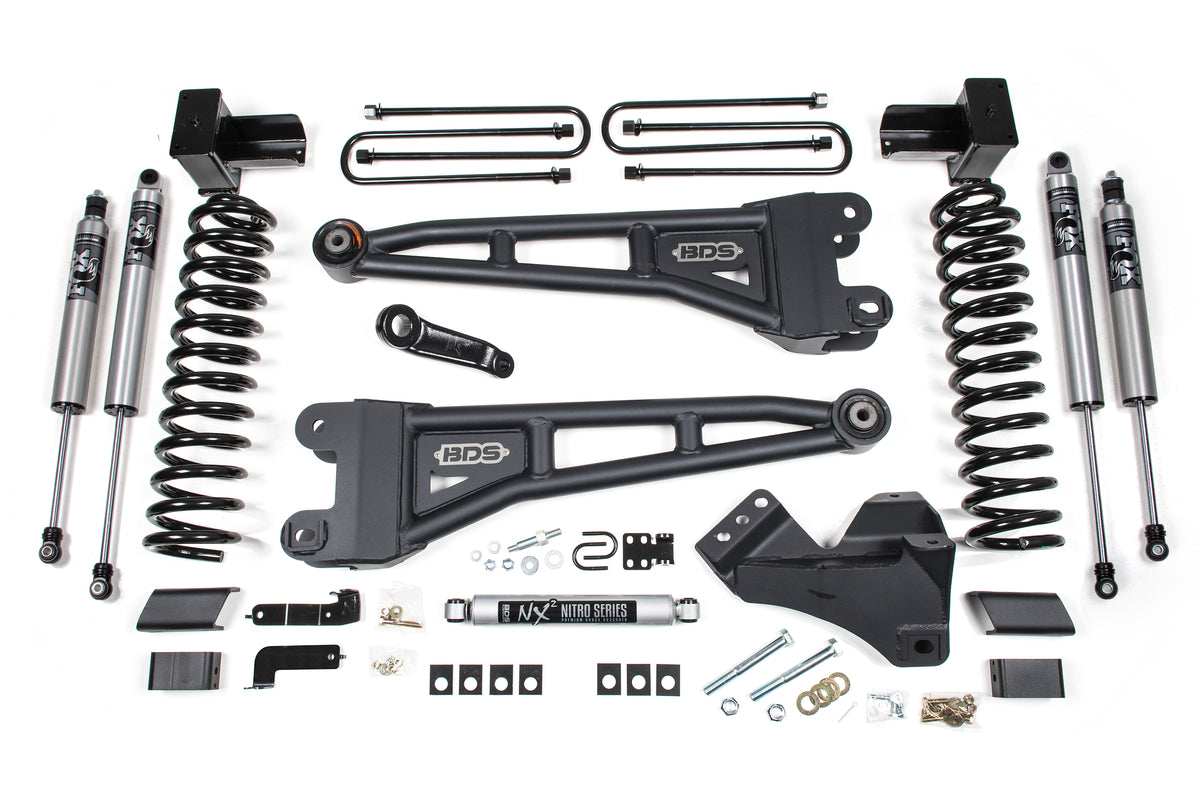 5 Inch Lift Kit w/ Radius Arm | Ford F350 Super Duty DRW (23-26) 4WD | Gas - BDS Suspension BDS2262PS