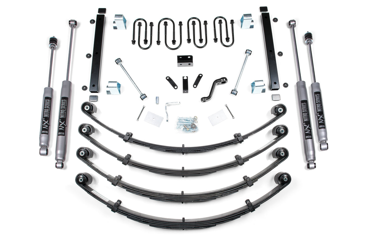 3.5 Inch Lift Kit | Jeep Wrangler YJ (87-95) - BDS Suspension BDS410H